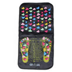 Foot Massage Mat Reflexology Walk Stone Road Foot Massage Acupoint Mat for Acupressure Relaxes Massage Mat for Long Sitting Elderly Students and Office Workers