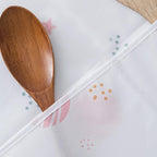 Washing-machine Fridge Cover for Top with 6 Utility Pockets Cartoon Prints Waterproof Single Door (130 x 54 cm)