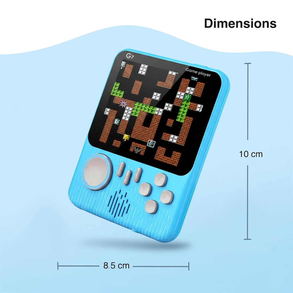 G7 Retro Game Console Handheld Gaming Console for Kids & Adults|| 666-In-1 Built-in Classic Video Games| Portable Gaming Console| Rechargeable Game Console for Boys 7-14 Years| Retro Game Box