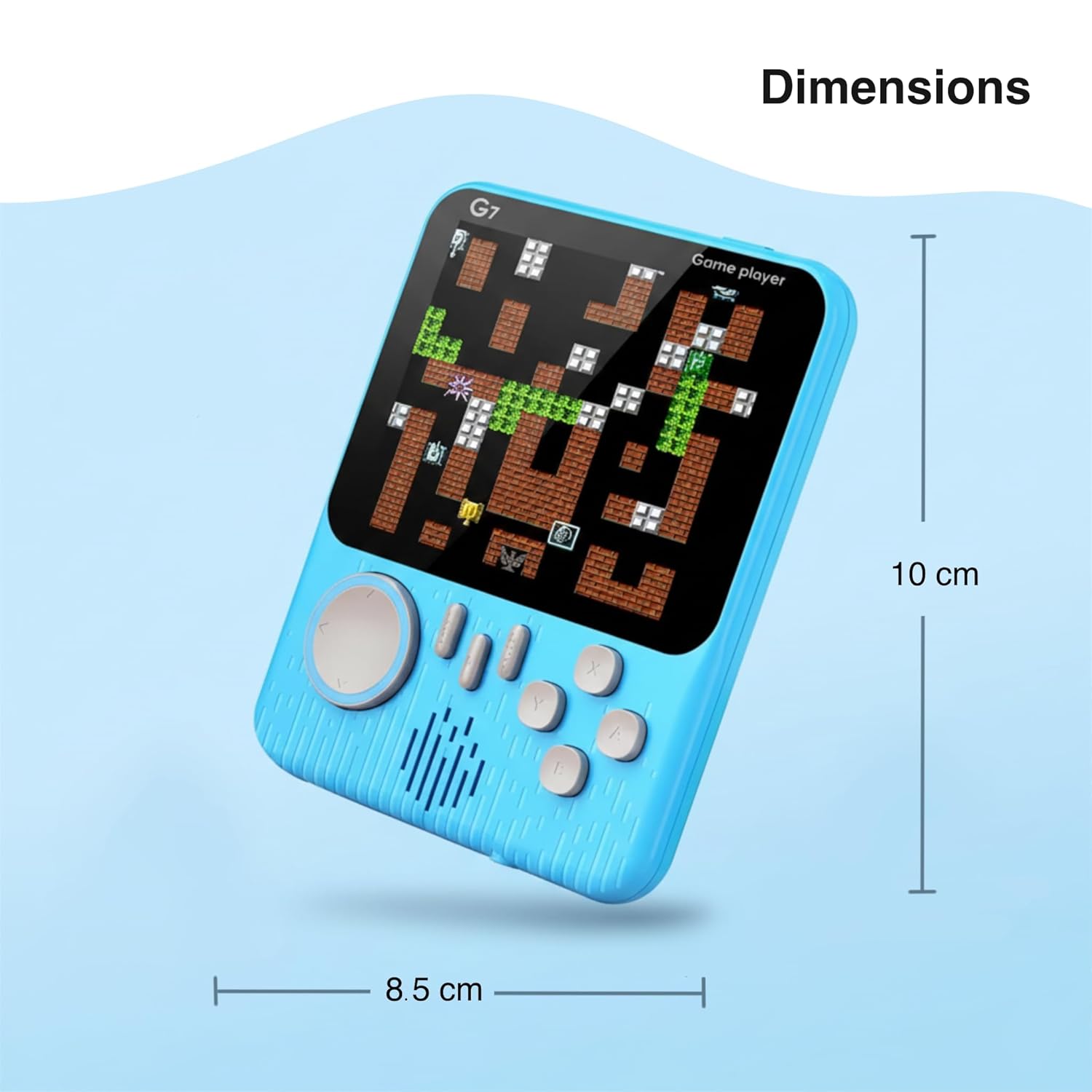 G7 Retro Game Console Handheld Gaming Console for Kids & Adults|| 666-In-1 Built-in Classic Video Games| Portable Gaming Console| Rechargeable Game Console for Boys 7-14 Years| Retro Game Box