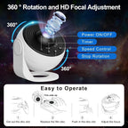 ZYOZ Galaxy Projector Pro for Bedroom, 13 in 1 Planetarium Star Projector with Solar System & Constellation, Night Light for Ceiling - 360° Rotating with Timer, Kids Adults Room Decor