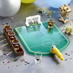 Soccer Drinking Board Game 11.81 X 9.45″, 6 Shot Glasses & Ball