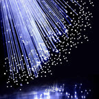 (Pack of 4)Flashing Fiber Optic Wand Light Up Stick LED White Long Glow Sticks with 3 Light Modes Glow Party Supplies for Wedding Birthday Bridal Shower Concerts Clubs