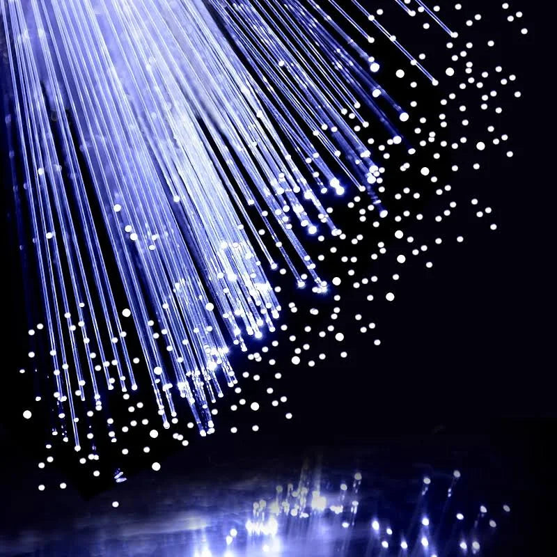 ZYOZ Flashing Fiber Optic Wand Light Up Stick LED White Long Glow Sticks with 3 Light Modes Glow Party Supplies for Wedding Birthday Bridal Shower Concerts Clubs (Pack of 4) Main image