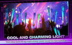 (Pack of 4)Flashing Fiber Optic Wand Light Up Stick LED White Long Glow Sticks with 3 Light Modes Glow Party Supplies for Wedding Birthday Bridal Shower Concerts Clubs
