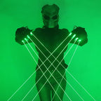 Green Laser Gloves for Rave & Dance Shows Multi-Beam Green Laser Gloves | Zyoz