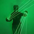Green Laser Gloves for Rave & Dance Shows Multi-Beam Green Laser Gloves | Zyoz