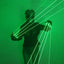 Green Laser Gloves for Rave & Dance Shows Multi-Beam Green Laser Gloves | Zyoz