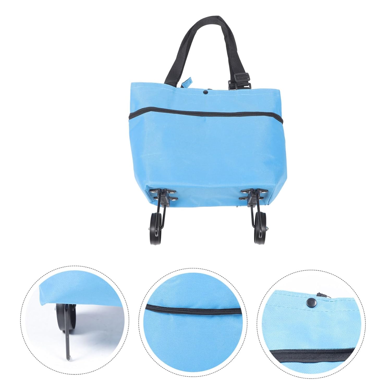 Grocery Lightweight Shopping Bag for Capacity Storage for Groceries and Daily Use Trolley random colour Secondary image