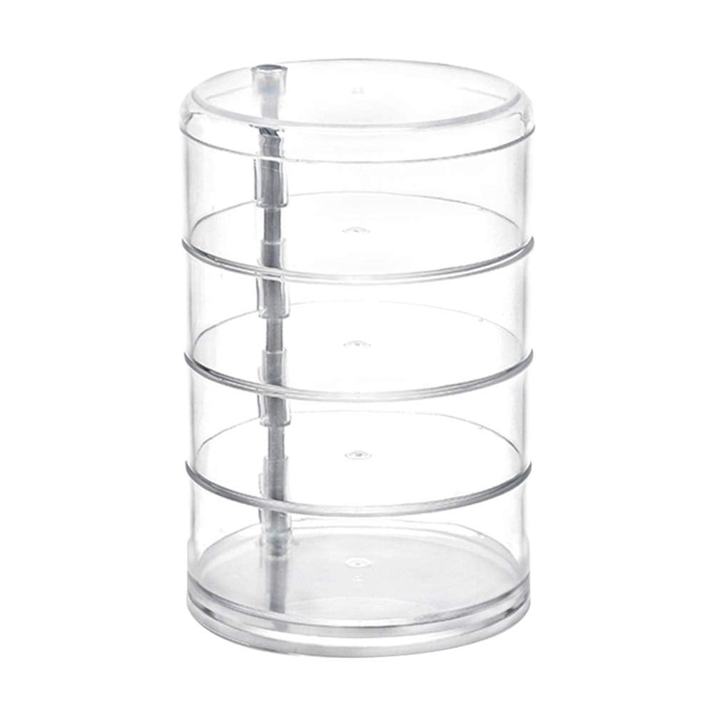 ZYOZ Cosmetic Jewelry Box Creative Transparent PS Acrylic Four-Layer Circular Rotating Desktop Storage Box Secondary image