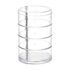 Cosmetic Jewelry Box Creative Transparent PS Acrylic Four-Layer Circular Rotating Desktop Storage Box