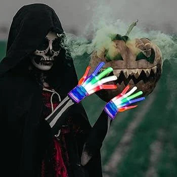 Led Gloves 5 Colors 6 Modes Light up Gloves Rave Gloves Finger Light Flashing Gloves Cool Fun Toys