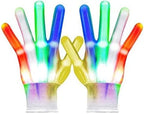 Led Gloves 5 Colors 6 Modes Light up Gloves Rave Gloves Finger Light Flashing Gloves Cool Fun Toys