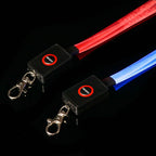 LED Carnival Cruise Lanyard Light Up Flashing Neon Necklace with ID Badge Key Card Holder Heavy Duty VIP Bright Cool Neck Lanyards for Women Men Kids Disney Disneyland Cruise Gifts