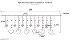 ZYOZ Heart Curtain LED Lights Fairy String Garland for Valentine’s Day, Christmas, Wedding, Party & Home Décor Heart-Shaped Decoration Lights for New Year & Festive Decor, 12 PCS - Multicolor