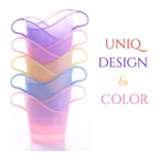 Heat Resistant Cup Holder – Thickened Anti-Scald Paper Tea & Coffee Cup Sleeve, Disposable Insulated Cup Holder for Office, Home & Takeaway Drinks (Random Color) 10 pcs