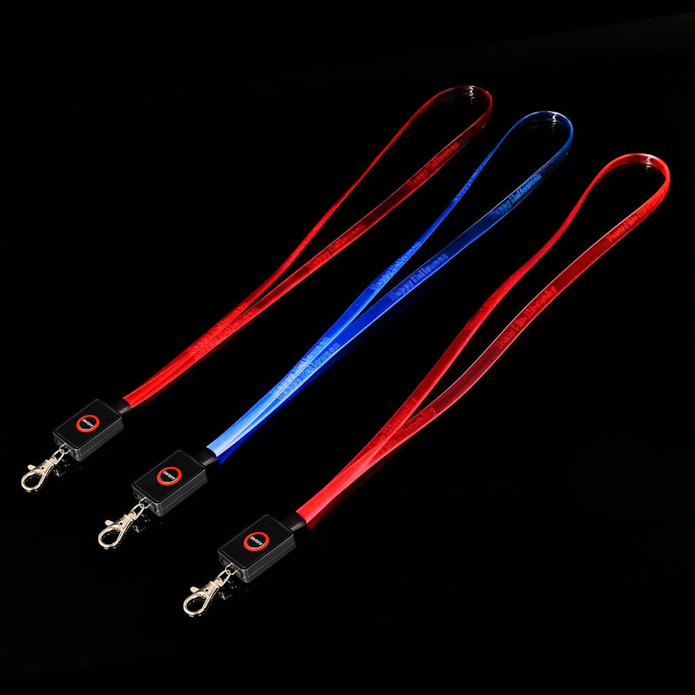 LED Carnival Cruise Lanyard Light Up Flashing Neon Necklace with ID Badge Key Card Holder Heavy Duty VIP Bright Cool Neck Lanyards for Women Men Kids Disney Disneyland Cruise Gifts