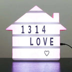 LED Message Light Box Create Your Own Countdowns Messages Or Reminders Card Wall Mount Lightbox For Room Office & Parties Decoration, Party Supplies, Rooms Decorating Items, Battery Power Lightboxes, Birthday Wedding Anniversary Decorative Item & Gift