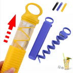 Pull-Out Ice Tray Food Grade Plastic Ice Maker Home Portable Ice Box