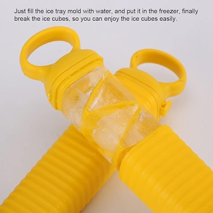 Pull-Out Ice Tray Food Grade Plastic Ice Maker Home Portable Ice Box