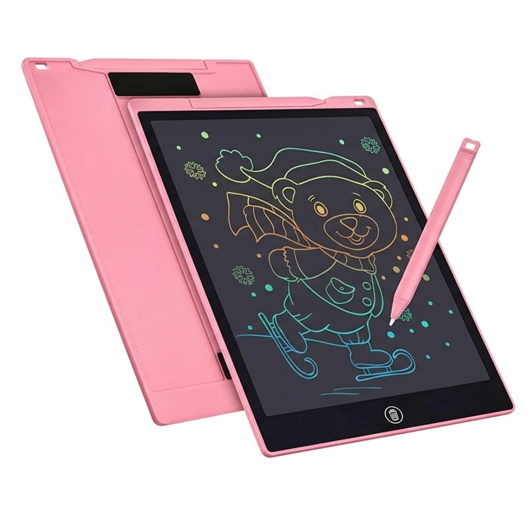 LCD Writing Tablet 12 Inch, Erasable Doodle Board Writing Board for Kids, Colorful Drawing Tablet Handwriting Sketch Pad Learning Toy, Christmas Birthday Gift for Boys Girls 3+ Main image