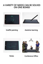 LCD Writing Tablet 12 Inch, Erasable Doodle Board Writing Board for Kids, Colorful Drawing Tablet Handwriting Sketch Pad Learning Toy, Christmas Birthday Gift for Boys Girls 3+