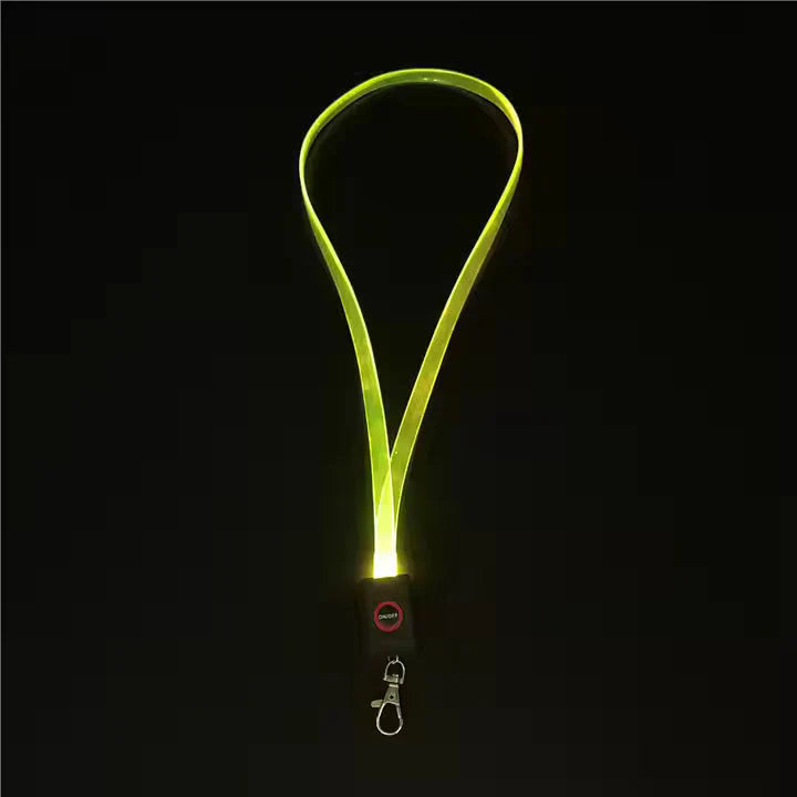 LED Carnival Cruise Lanyard Light Up Flashing Neon Necklace with ID Badge Key Card Holder Heavy Duty VIP Bright Cool Neck Lanyards for Women Men Kids Disney Disneyland Cruise Gifts