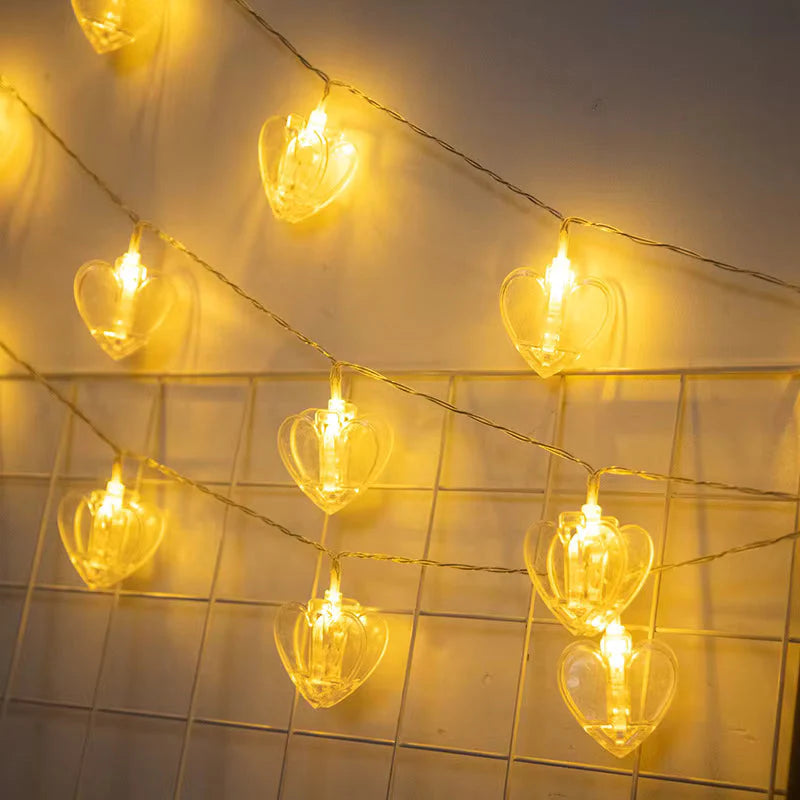 LED Photo Clip String Lights USB – Photo Hanging LED Lights & Decorative LED String Lights for Bedroom, Wedding & Valentine – 3M