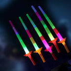 Light Up Talwar for Kids | Expandable LED Laser Sword Toy with Glow in The Dark Lights | Fun Dress-Up & Costume Accessory for Boys & Girls | Safe Flashing Toy Sword for Pretend Play