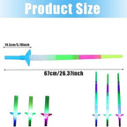 Light Up Talwar for Kids | Expandable LED Laser Sword Toy with Glow in The Dark Lights | Fun Dress-Up & Costume Accessory for Boys & Girls | Safe Flashing Toy Sword for Pretend Play