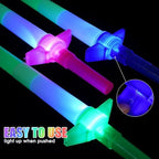 Light Up Talwar for Kids | Expandable LED Laser Sword Toy with Glow in The Dark Lights | Fun Dress-Up & Costume Accessory for Boys & Girls | Safe Flashing Toy Sword for Pretend Play