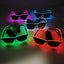 Zyoz™ Neon EL Wire Light-Up Sunglasses – Wired Battery Pack Party & Rave Glasses