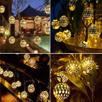 ZYOZ 3mtr 14 Bulbs String Globe Lights for Christmas Festival Party Garden Home Decoration Lighting for Diwali Christmas Navratri Decorative Dussehra