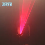 Blue Rotating Laser Gloves LED Palm Gyro Whirlwind Finger Lamp Handheld Cannon DJ Dancing Club Tunnel Effect Party Novelties