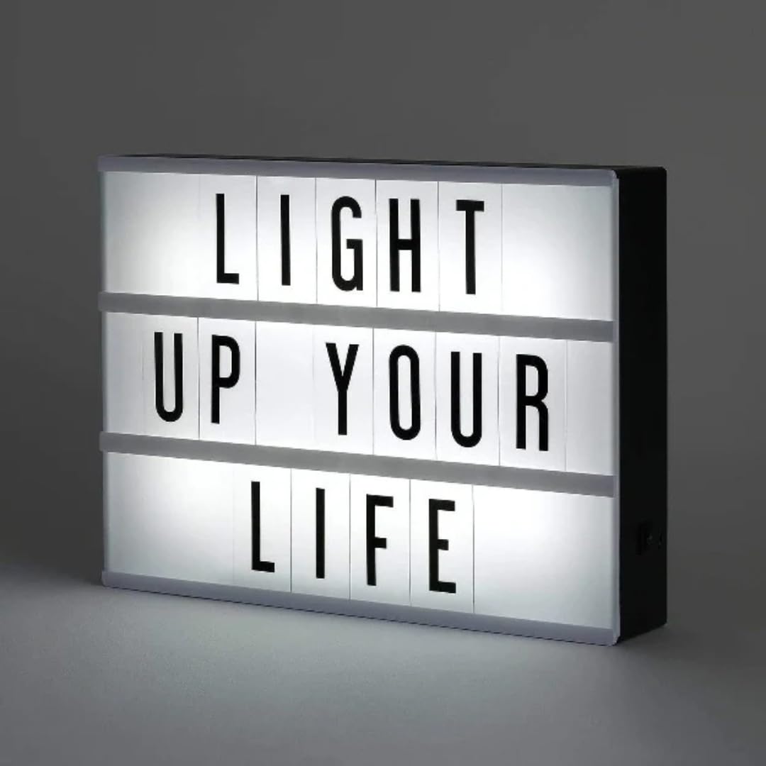 ZYOZ Cinematic Light Box -USB or Battery Operated - Black (Black, A4) Secondary image