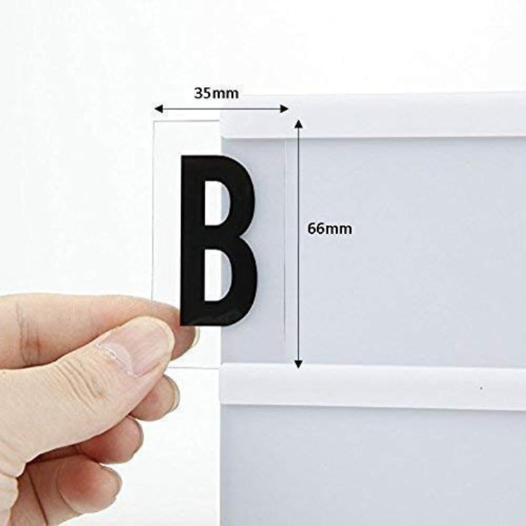 Cinematic Light Box -USB or Battery Operated - Black (Black, A4)