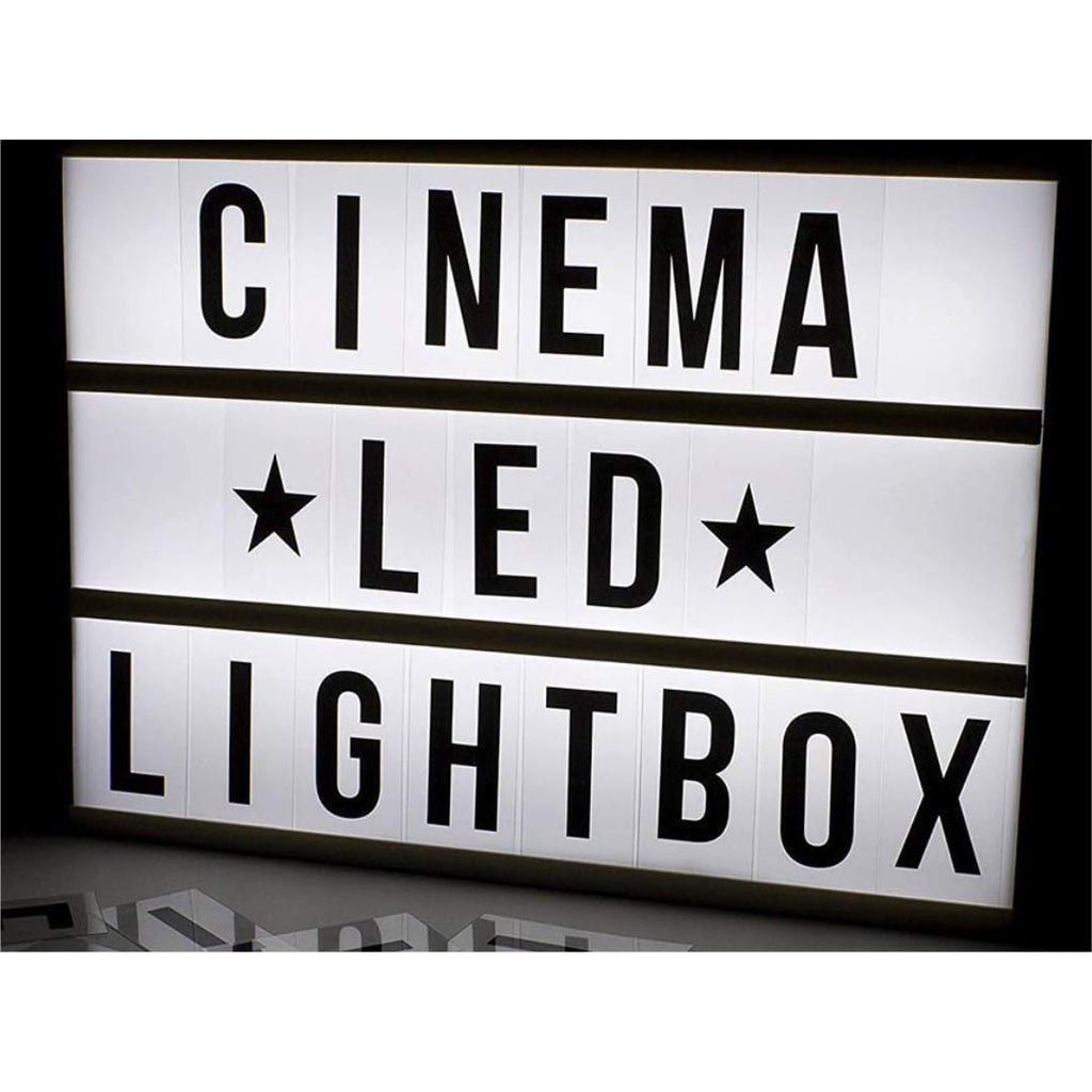 Cinematic Light Box -USB or Battery Operated - Black (Black, A4)