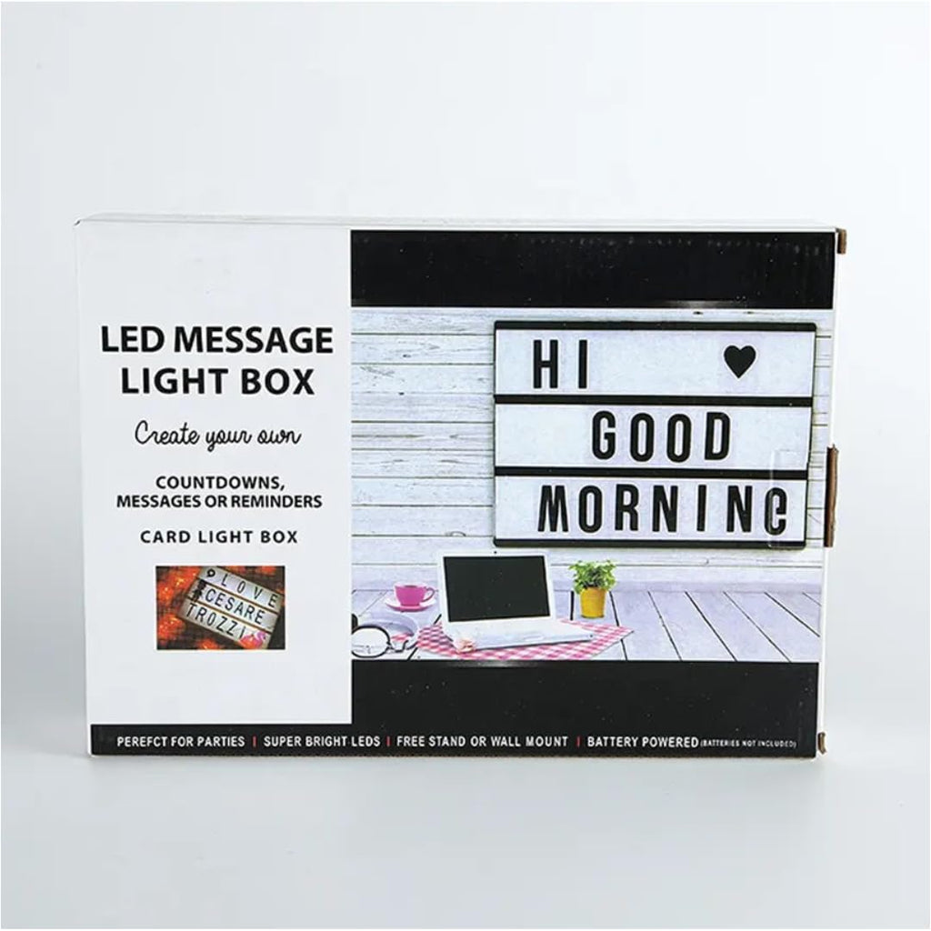 Cinematic Light Box -USB or Battery Operated - Black (Black, A4)