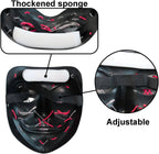 Party Propz Horror mask for men - 1 Pcs, Ghost Face | hacker mask | horror face | devil Masks | Masks for party | light masks | Neon Party Halloween LED Mask