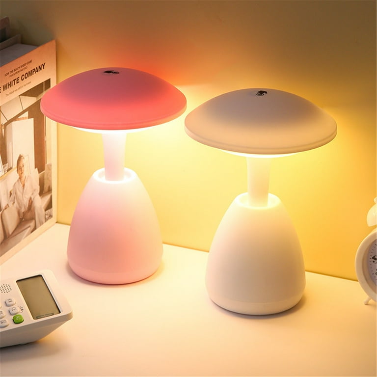 ZYOZ Minimalist Mushroom LED Desk Lamp – Smart Touch Control Bedside Night Light with Adjustable Warm & Ambient Glow Secondary image