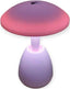 ZYOZ Minimalist Mushroom LED Desk Lamp – Smart Touch Control Bedside Night Light with Adjustable Warm & Ambient Glow