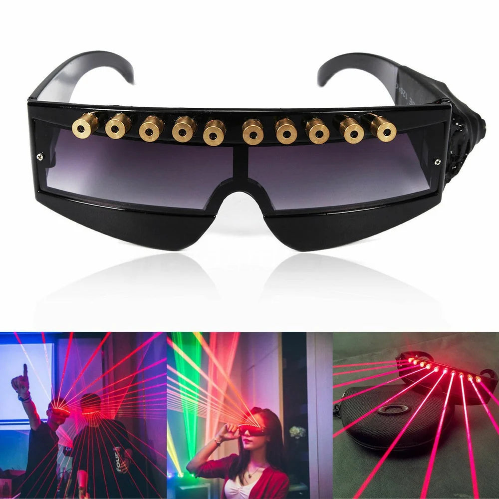 ZYOZ Laser Party Goggles – Rechargeable DJ Laser Glasses for Rave, Festival & Night Events Main image