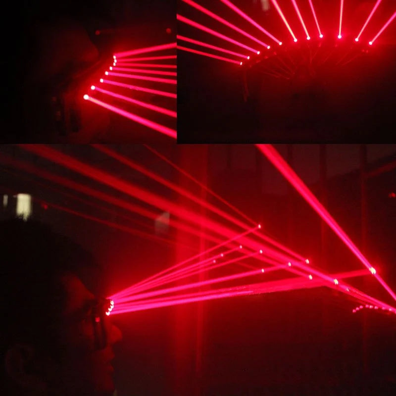 ZYOZ Laser Party Goggles – Rechargeable DJ Laser Glasses for Rave, Festival & Night Events
