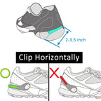 LED Shoe Clip Lights Pack of 2 Reflective Safety Night Running Gear for Runners Joggers Bikers Walkers Color Changing RGB Strobe Modes and Steady Color Flash Mode Water Resistant