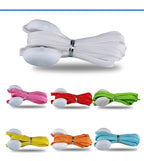 High Visibility Soft Nylon Light Up Shoelace with 3 Modes for Night Safety Running Biking, Or Cool Disco Party, Cosplay, Hip-hop Dance (1 Pair)