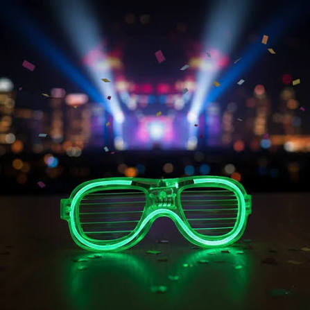 Zyoz  LED Shutter Glasses Aviator Style – Neon Light Up Rave Shades