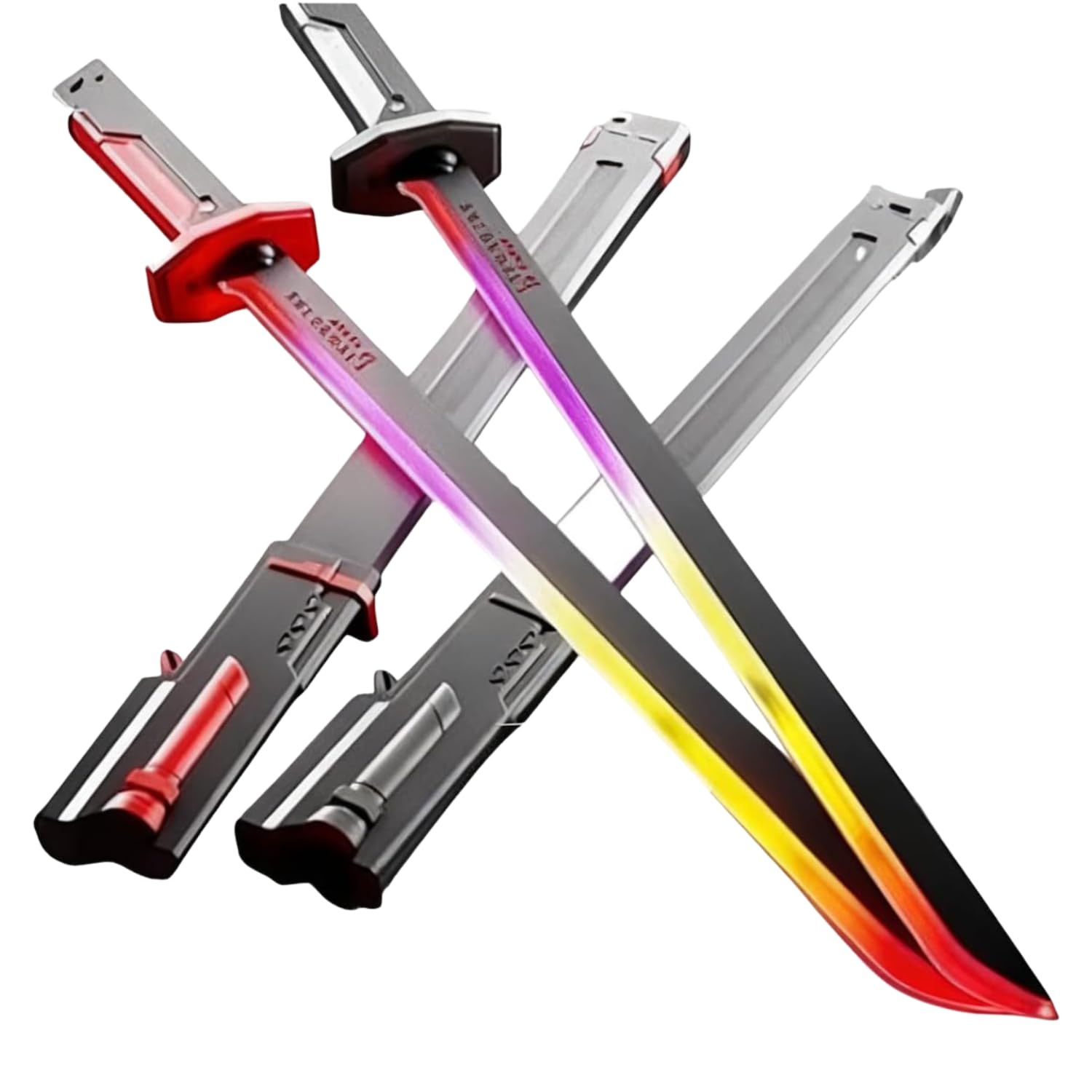ZYOZ COSPLAY LED Sword with Mist Spray Mode, Flowing Dazzling Lights | Realistic Sound Effects, Powerful Battery | Full Protective Cover for Kids Role Play (Color As Per Stock) Main image