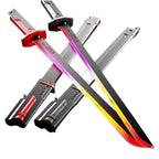 ZYOZ COSPLAY LED Sword with Mist Spray Mode, Flowing Dazzling Lights | Realistic Sound Effects, Powerful Battery | Full Protective Cover for Kids Role Play (Color As Per Stock)
