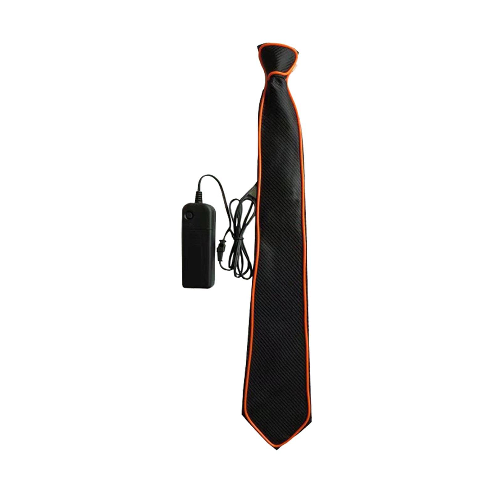 ZYOZ Light Up LED Neck Tie for Men, Glow in the Dark LED Necktie, Light Up LED Neon Ties, Costume Accessory for Rave Party, Night Show, Pack of 1(random colour) Main image