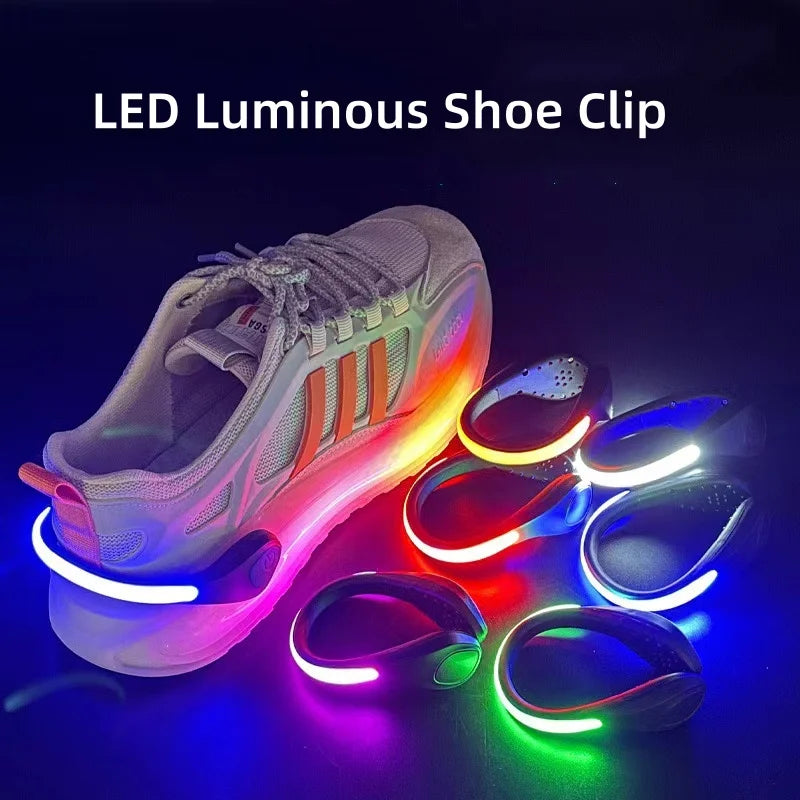 LED Shoe Clip Safety Lights for Night Running, Cycling & Walking High-Visibility Safety Lights 1 pc Main image